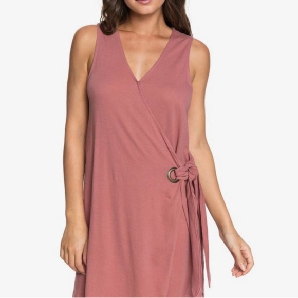 Roxy Rhythm of Luck Wrap Mini Dress S - Picture 1 of 5